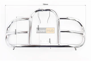 Дуга захисна "ХРОМ" пряма 32мм