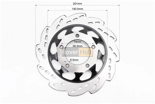 Диск гальмівний передній MUSTANG-125