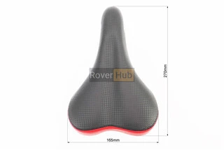 Сиденье MTB, чёрно-красное GS-589