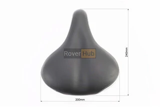 Сидіння ХВЗ 240x200, чорно-сіре GS-608