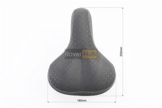 Сиденье ХВЗ 250x180мм, чёрное N619