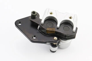 Гальмівний супорт задньої системи (двопоршневий)+колодки ТИП №4, сріблястий