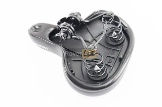 Сиденье ХВЗ 250х200мм, чёрное SD-37