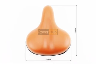 Сиденье ХВЗ 255x210мм, коричневое