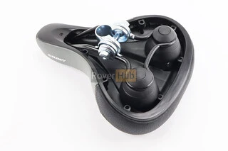 Сидіння ХВЗ 260x180мм, чорно-сіре N312