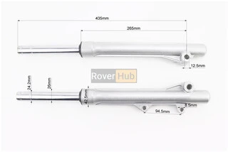 Амортизатор передній (пір'я), лів., прав. к-кт 435мм