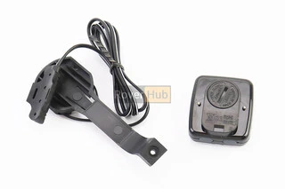 Велокомпьютер 11-функций, проводной, чёрно-серый AS-600 (без батареек)