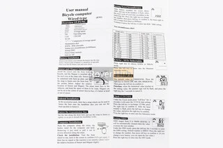 Велокомп'ютер 15-функцій, дротовий, чорний (без батарейок) Crosser 268А