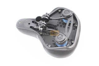 Сидіння ХВЗ 270x185мм з гелевими вставками, чорне