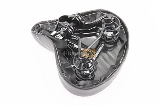 Сиденье ХВЗ на металлическом основании, VELOMAN чёрное