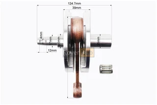 Коленвал лев./пр. (подшипник) Юпитер