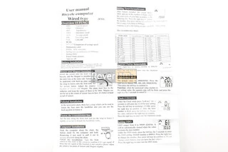 Велокомп'ютер 15-функцій, дротовий, сірий YS-468B (без батарейок)