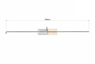 Спиця 14Gx256мм, чорна