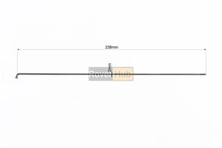 Спиця 14Gх238мм (100шт к-кт), чорна