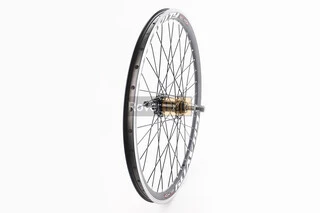 Колесо 24" заднє V/Disk-brake, обід "крапля" алюмінієвий, втулка 14Gx36H, під вільнобіг, кріпл. гайка, "GRAVITY"