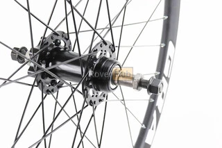 Колесо 24" заднє V/Disk-brake, обід "крапля" алюмінієвий, втулка 14Gx36H, під вільнобіг, кріпл. гайка, "GRAVITY"