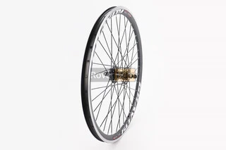 Колесо 24" переднє Disk-brake, обід алюмінієвий, втулка 14Gx36H, кріпл. гайка, "GRAVITY" (можл. подряпини)