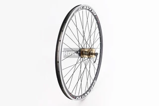 Колесо 27,5" переднее Disk-brake, обод "капля" и втулка 14Gx36H алюминиевые NECO MS31F, крепл. эксцентрик, "GRAVITY"