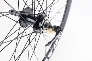 Колесо 27,5" заднє Disk-brake, обід "крапля" та втулка 14Gx36H алюмінієві NECO MS31R, під вільнобіг, кріпл. ексцентрик, "GRAVITY"