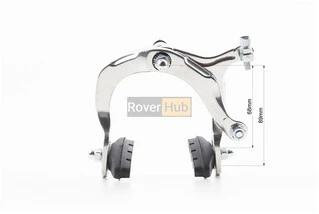 Гальмо ROAD V-brake кліщового типу, переднє+заднє, хід колодки 68-89мм, алюмінієве, AR-2000D