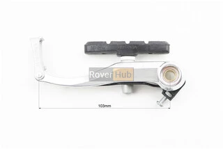 Гальмо V-brake 103мм (2 колеса) з ручками, тросами, алюмінієве, HJ-620A6/HJ-296ADV