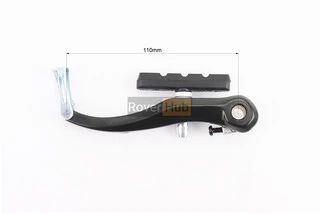 Гальмо V-brake 110мм (2 колеса) з ручками, алюмінієве, чорне 10DG/483D