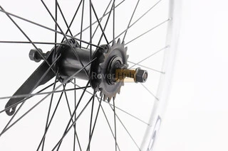 Колесо 28" заднє, обід "крапля" алюмінієвий, втулка ХВЗ черв'якова 14Gх36H, крепл. гайка, "GRAVITY" (можл. подряпини)