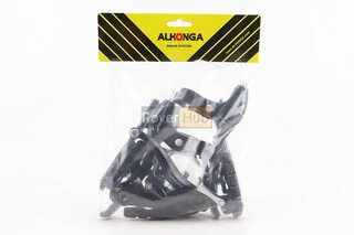 Гальмо V-brake 110мм (2 колеса) з ручками, тросами, чорний, HJ-805AD