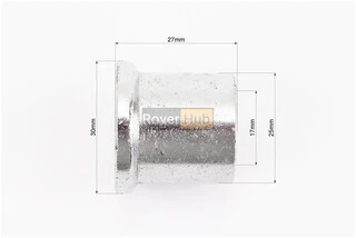 Втулка d17mm. D25/30mm, h27mm