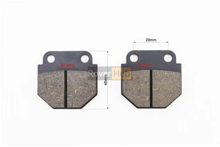 Гальмівні колодки (дискові) LX200-3/Mustang Road W/CL-125/BETTER-BT 125-20/HONGDOU-GHD 125-7/ ZING BIKESVogue150 (3 wheeler)