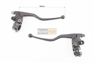 Важіль гальма, зчеплення з кріпленням к-кт 2шт (чорні)