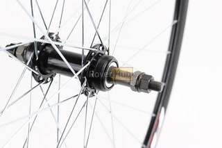 Колесо 29" заднє V-brake, обід "крапля" алюмінієвий, втулка 14Gx36H, під вольнобіг, кріпл. гайка, RACE29