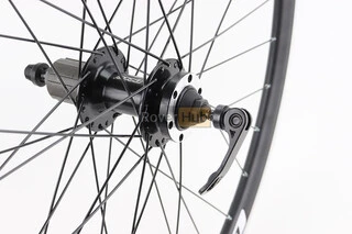 Колесо 29" заднє Disk-brake, обід "крапля" та втулка 14Gx36H алюмінієві NECO MS37R, під касету 8-9зв, кріпл. ексцентрик, "GRAVITY"