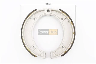 Гальмівні колодки задні к-кт 2шт (накладки сірі, приклеєні на колодку)