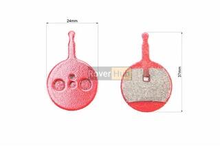 Тормозные колодки Disk-brake (Avid Ball Bearing 5), красные YL-1018