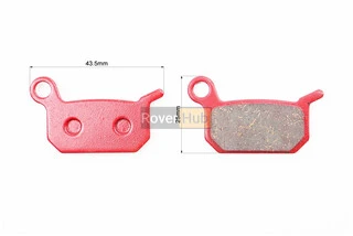 Гальмівні колодки Disk-brake (Formula 4Racing/B4, 4-piston O2, 2-piston B4), червоні YL-1017