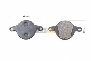 Гальмівні колодки Disk-brake (Magura LOUISE FR, 2002-2006, CLARA 2001-2002), чорні YL-1012