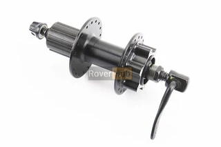 Втулка задняя MTB алюминиевая 14Gx36H под кассету 8-10зв, Disk-brake, крепл. эксцентрик, чёрная FH-TX506