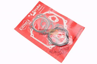 Прокладки двигуна 188F-88mm, к-кт 8 деталей, (пароніт, гума)