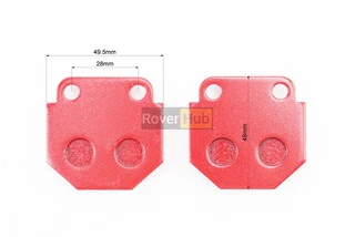 Гальмівні колодки (дискові) LX200-3/Mustang Road W/CL-125/BETTER-BT 125-20/HONGDOU-GHD 125-7/ ZING BIKESVogue150 (3 wheeler) к-кт