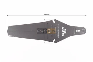 Крило поліпропіленове під сідло, швидкознімне, чорний