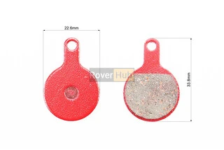 Тормозные колодки Disk-brake (Tektro IOX,2011), красные YL-1022