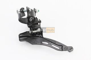 Перемикач ланцюга передній з нижньою тягою, кріпл. 28,6мм, під зірку 42T, чорний FD-TZ 500