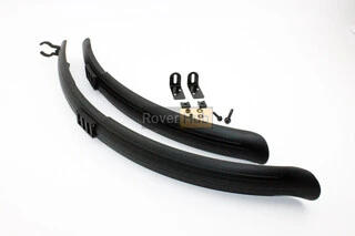 Крылья пластмассовые 26" MTB длинные, чёрные SMG-613