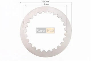 Диск сцепления промежуточный 12V металл