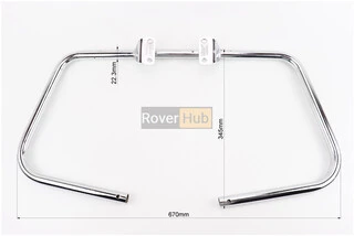 Дуга захисна "ХРОМ" к-кт