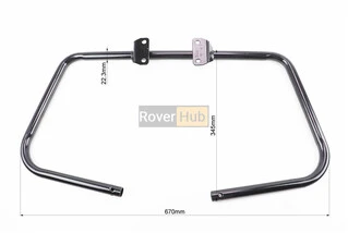 Дуга защитная "ЧЕРНАЯ" к-кт