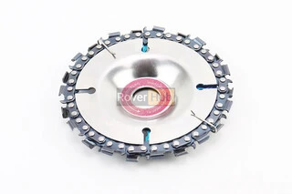 Диск на болгарку з ланцюгом D-102mm, d-16mm