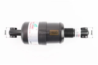 Амортизатор закритий 170мм регульований, чорний