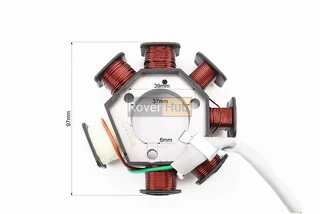 Статор магнето (генератора) (7 котушок роз'єм "мама/мама 4+3")